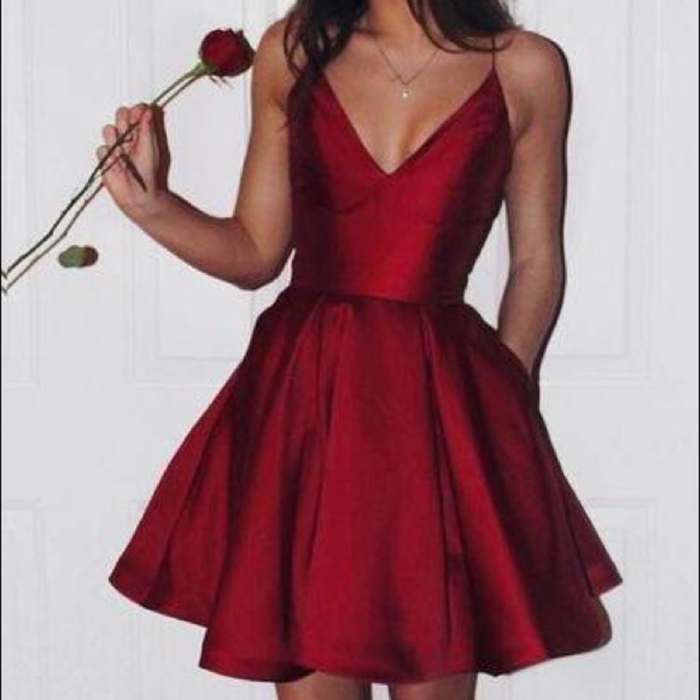 Red Hoco Dress